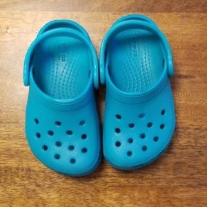 dark teal crocs